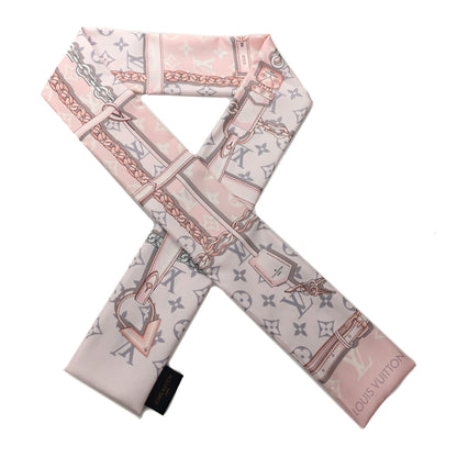 Louis Vuitton Silk Monogram Confidential Bandeau Light Pink 1 of 3