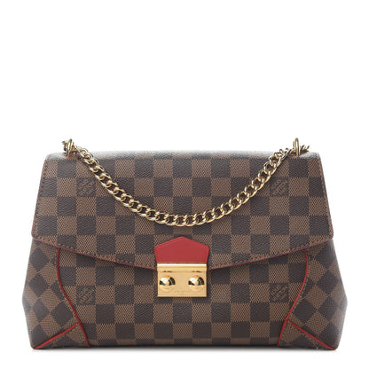 Louis Vuitton Damier Ebene Caissa Clutch Cherry 1 of 9