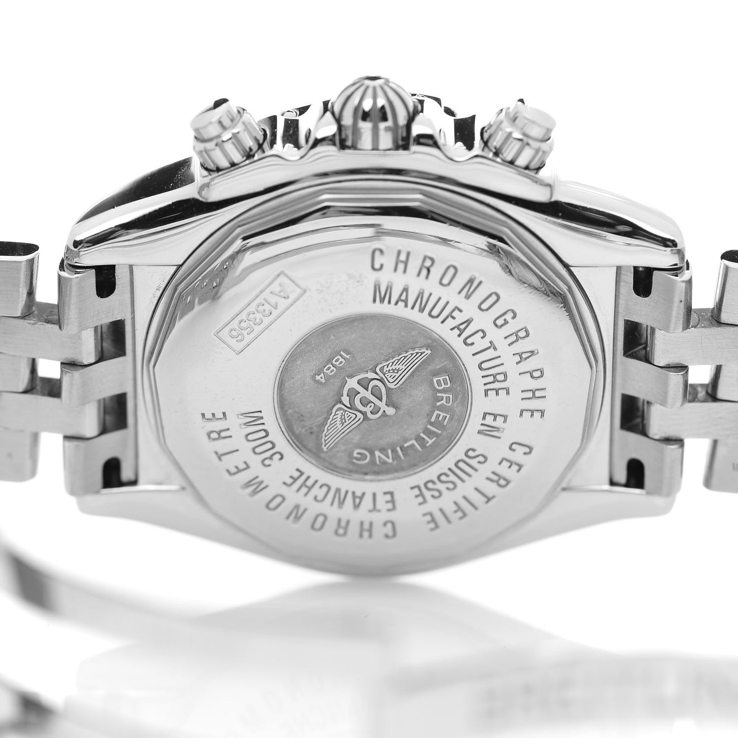 Stainless Steel 44mm Chronomat Evolution Automatic Watch Blue A78363
