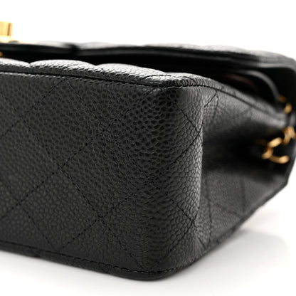 Chanel Caviar Quilted Small Double Flap Black 10 of 11
