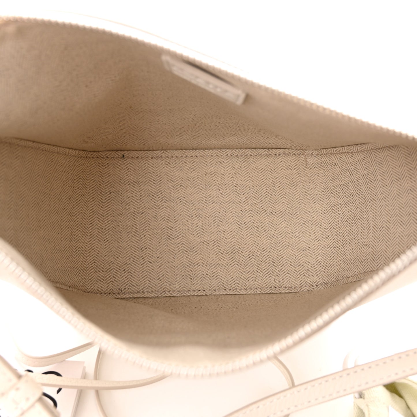 Calfskin Mini Hammock Hobo Soft White