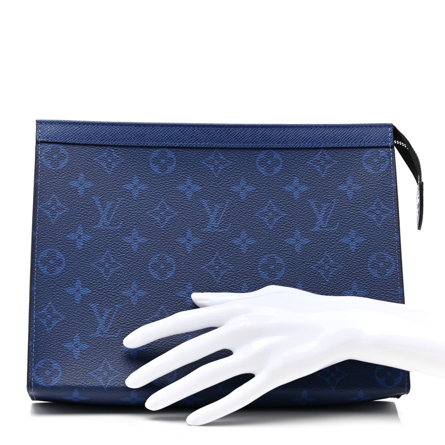 Louis Vuitton Monogram Eclipse Pochette Voyage MM Pacific Blue 2 of 6