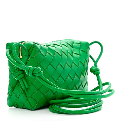 Bottega Veneta Nappa Intrecciato Mini Loop Camera Bag Parakeet 3 of 9