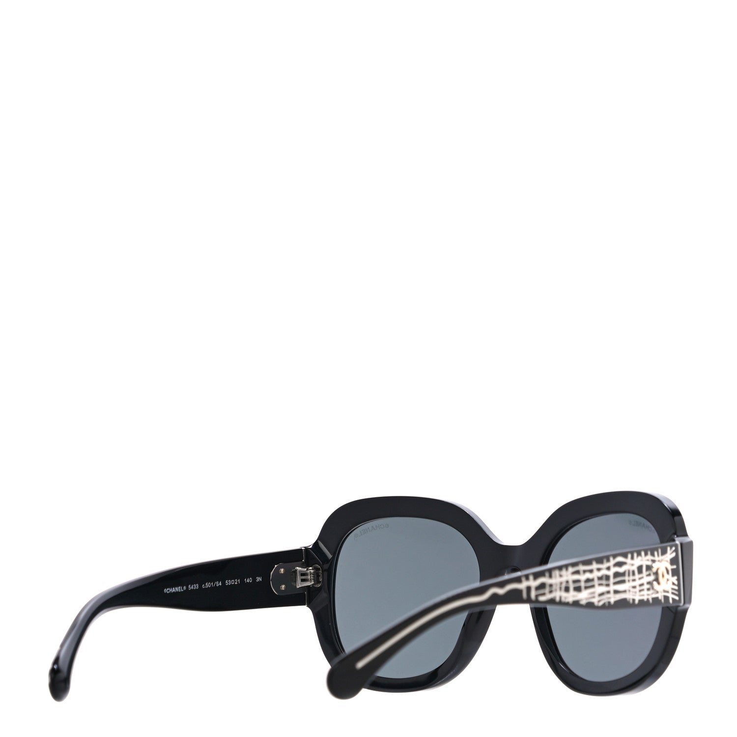 Chanel Acetate Pantos Sunglasses 5433 Black 3 of 8