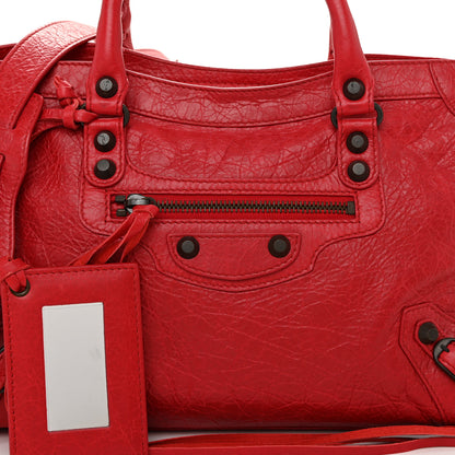 Balenciaga Agneau Classic Hardware S City Rouge Cardinal 8 of 10