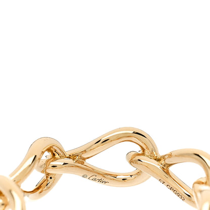 Cartier 18K Yellow Gold Maillon Infini de Cartier Ring 57 8 4 of 7