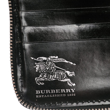 Burberry Supernova Check Compact Zip Around Wallet Black 7 of 7