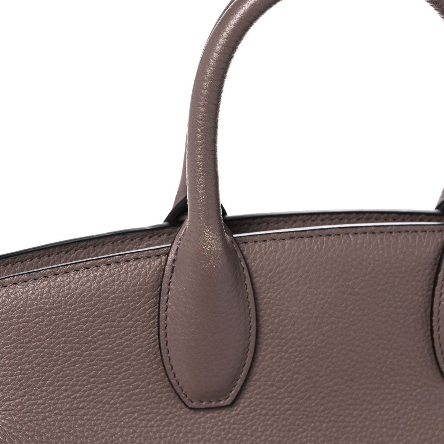 Salvatore Ferragamo Calfskin Studio Bag Caraway Seed 12 of 13