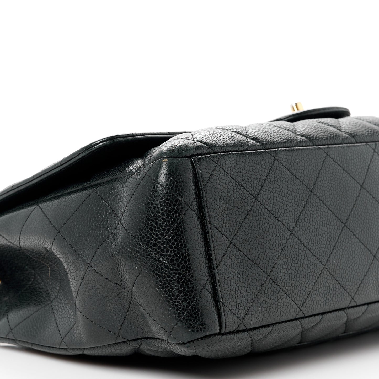 Caviar Quilted Maxi Single Flap Black