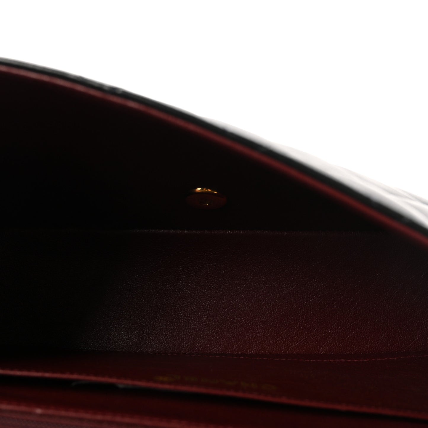 Lambskin Quilted Small Single Flap Black