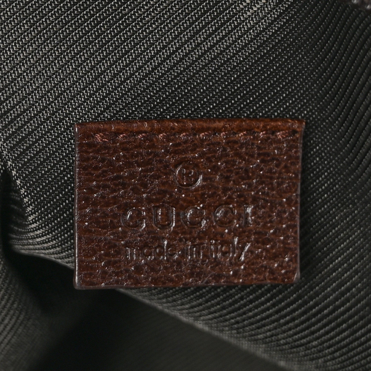 Gucci Monogram Calfskin Large Balthus Cosmetic Pouch Beige Ebony Cocoa 6 of 10