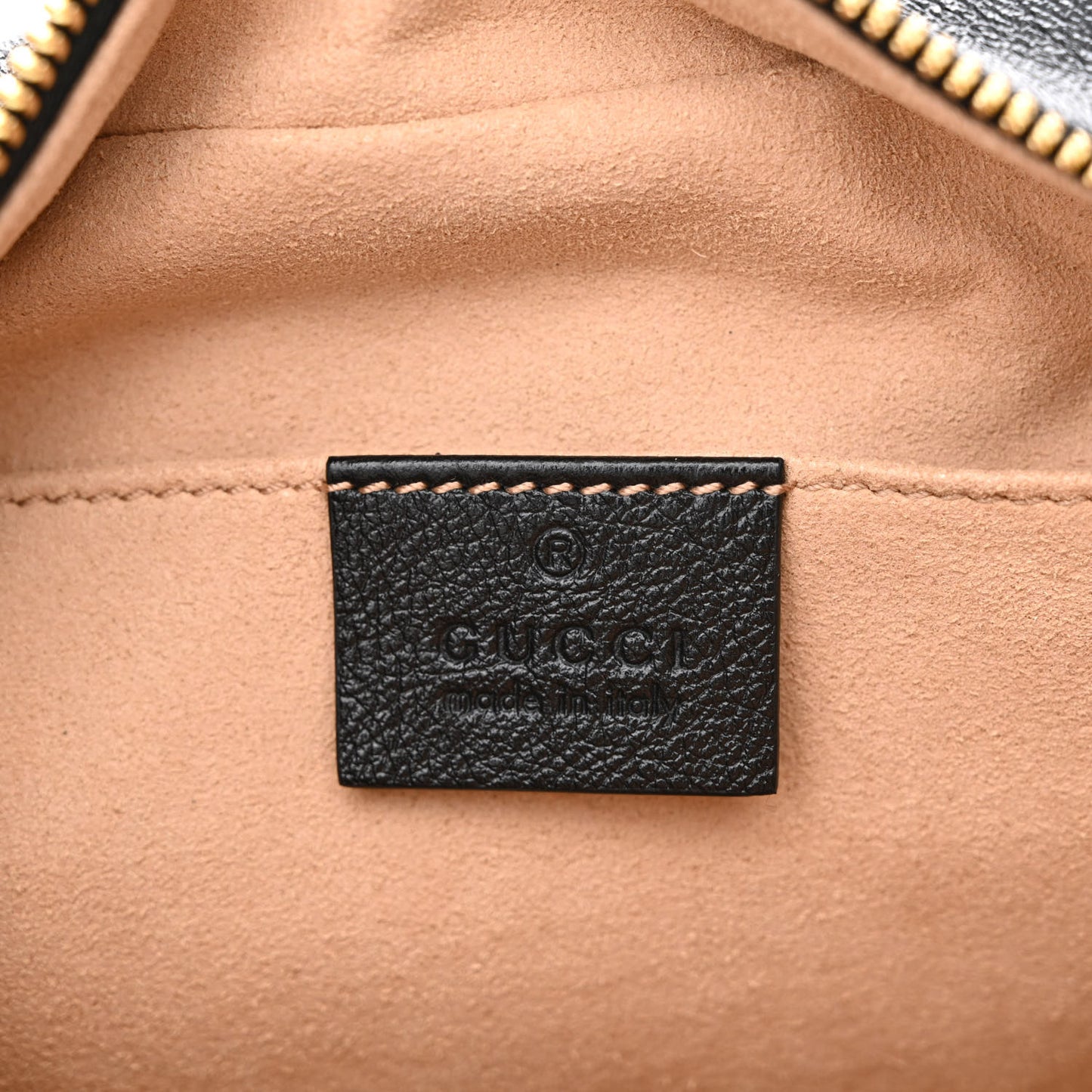 Monogram Matelasse Diagonal Small GG Marmont Chain Shoulder Bag Beige Black