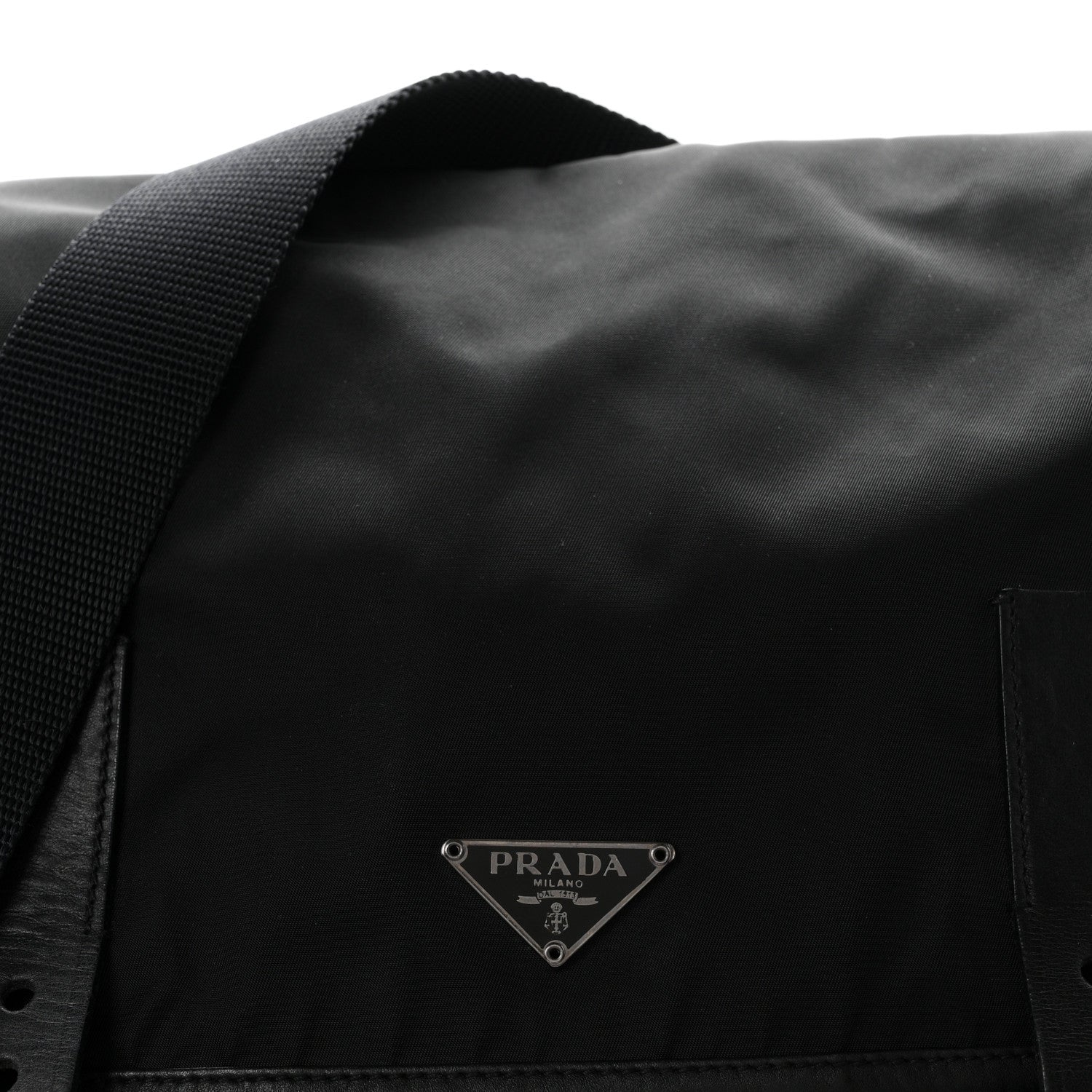 Prada Nylon Vela Sport Messenger Bag Black 9 of 11