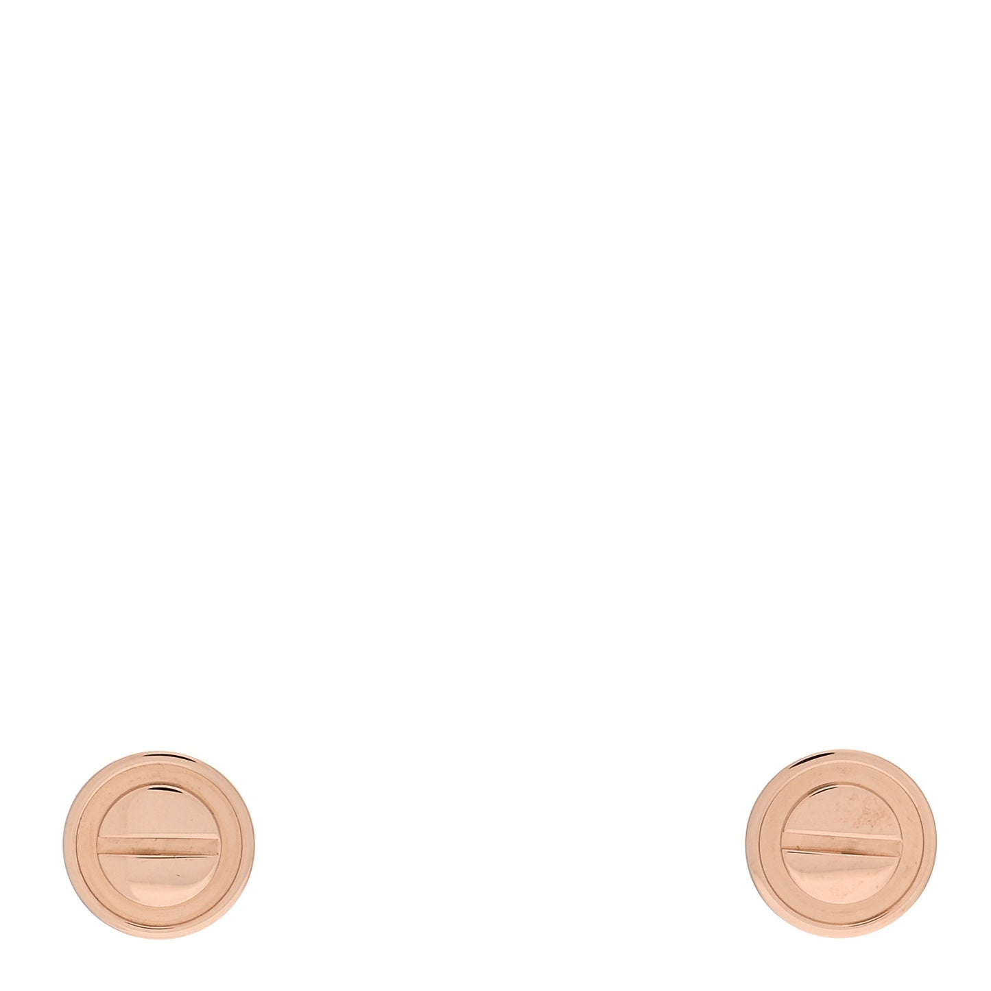 18K Pink Gold LOVE Earrings
