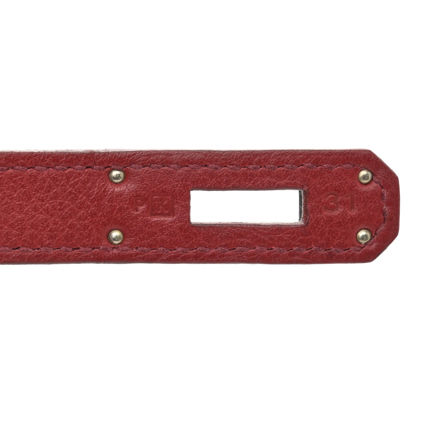 Taurillon Clemence Birkin 30 Rouge Garance