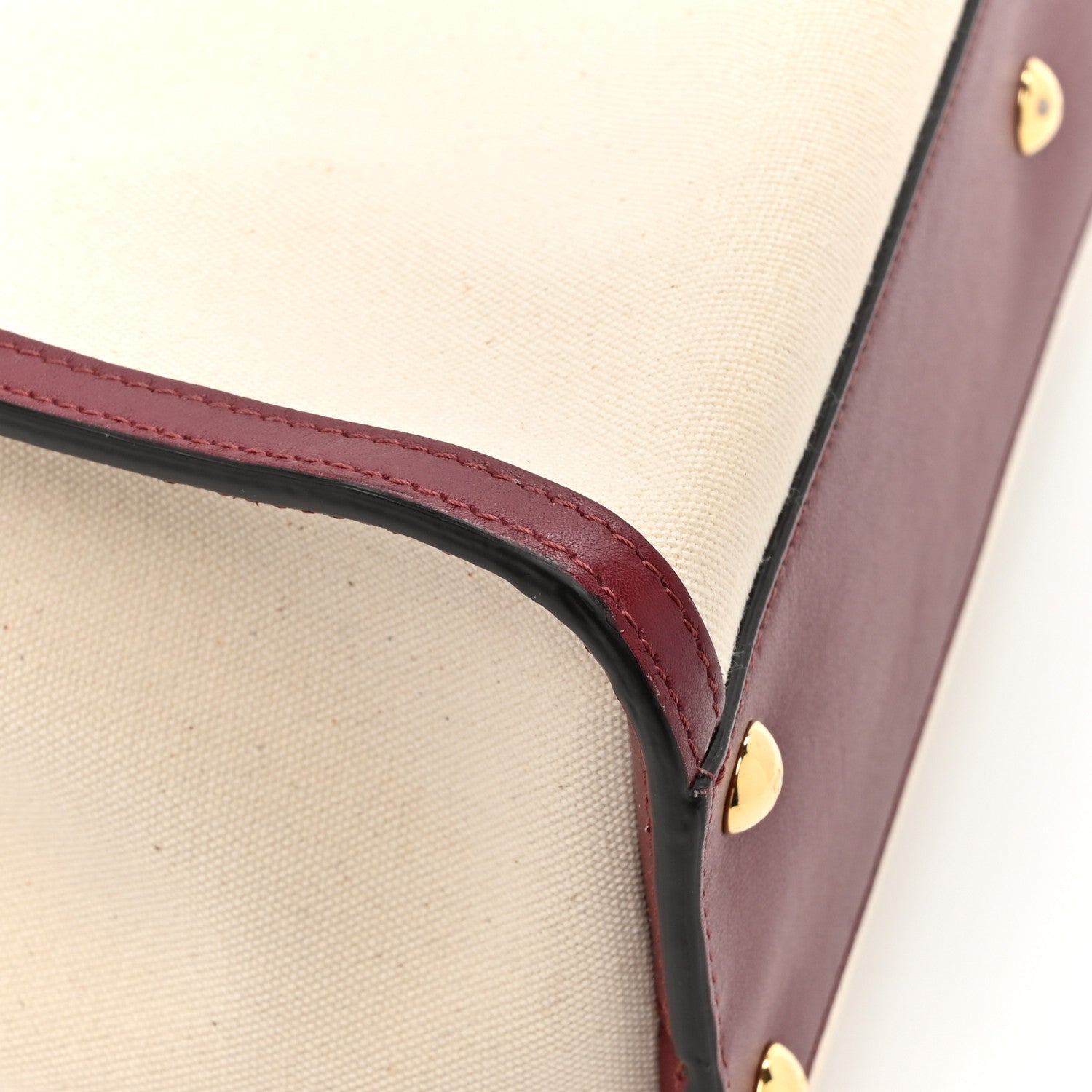 Fendi Canvas Calfskin Crocodile Embossed Medium Peekaboo Iconic Satchel Grezzo Barolo Bubblegum 15 of 17