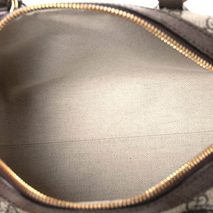 Gucci GG Supreme Monogram Web Small Ophidia Top Handle Bag Beige Ebony 5 of 10