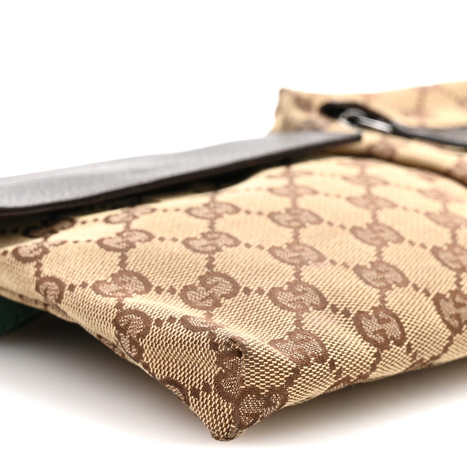 Gucci Monogram Web Belt Bag Dark Brown 9 of 10