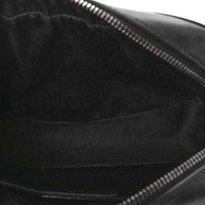 Saint Laurent Calfskin Matelasse Monogram Monochrome Lou Camera Bag Black 5 of 15