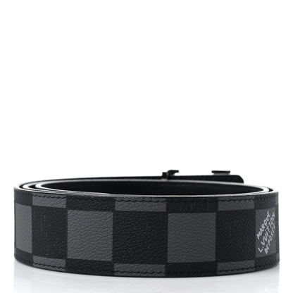 Louis Vuitton Damier Graphite 40mm LV Initiales Belt 95 38 2 of 7