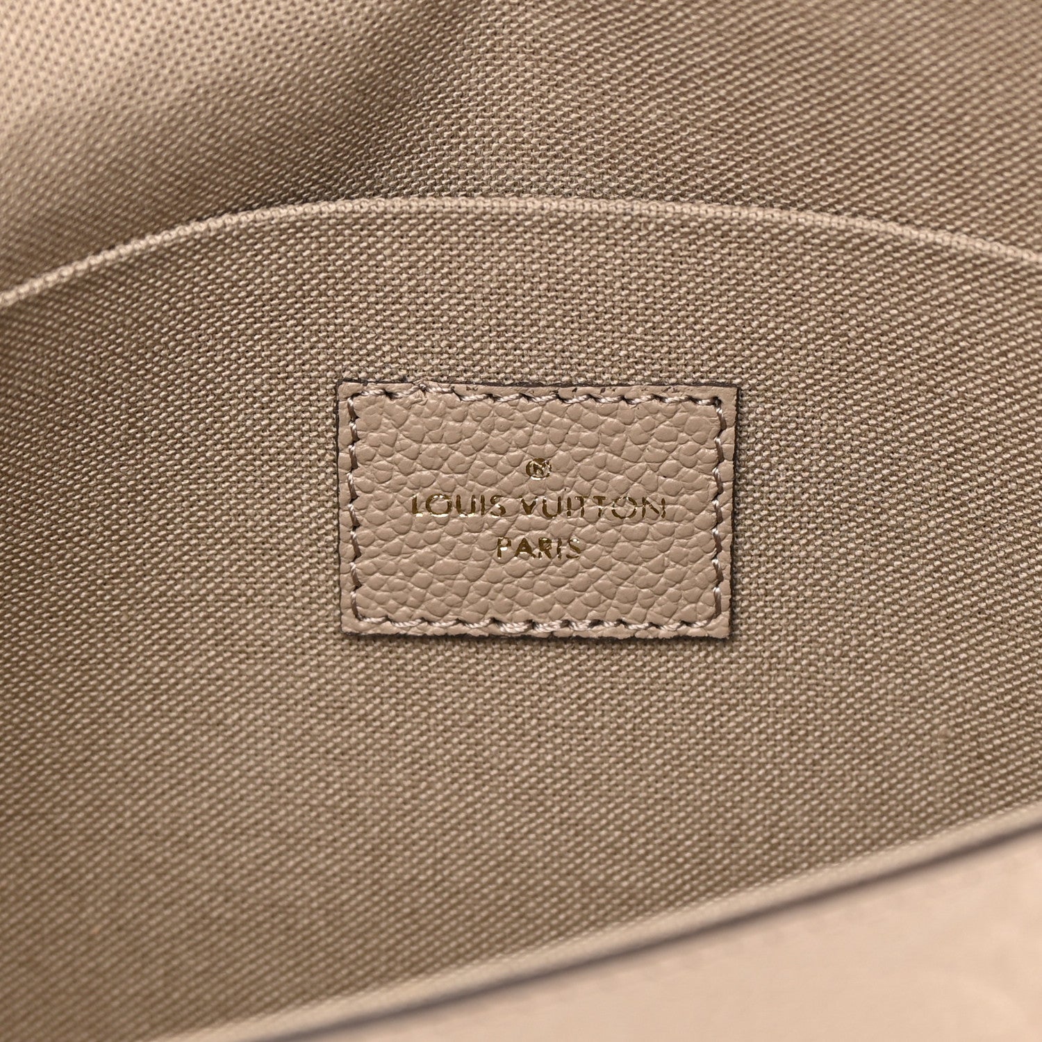 Louis Vuitton Empreinte Pochette Felicie Chain Wallet Tourterelle 8 of 11
