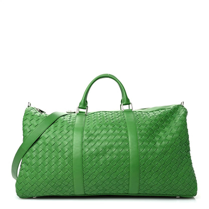 Bottega Veneta Calfskin Intrecciato Large Duffle Bag Parakeet 1 of 13
