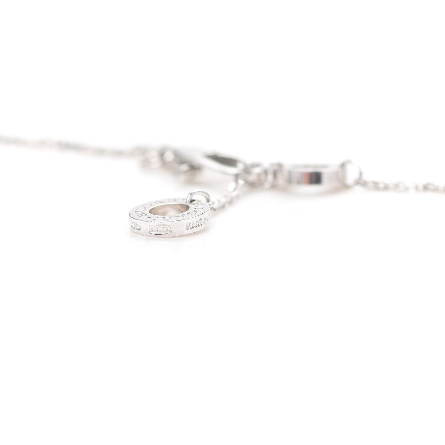 18K White Gold Diamond Divas' Dream Pave Necklace