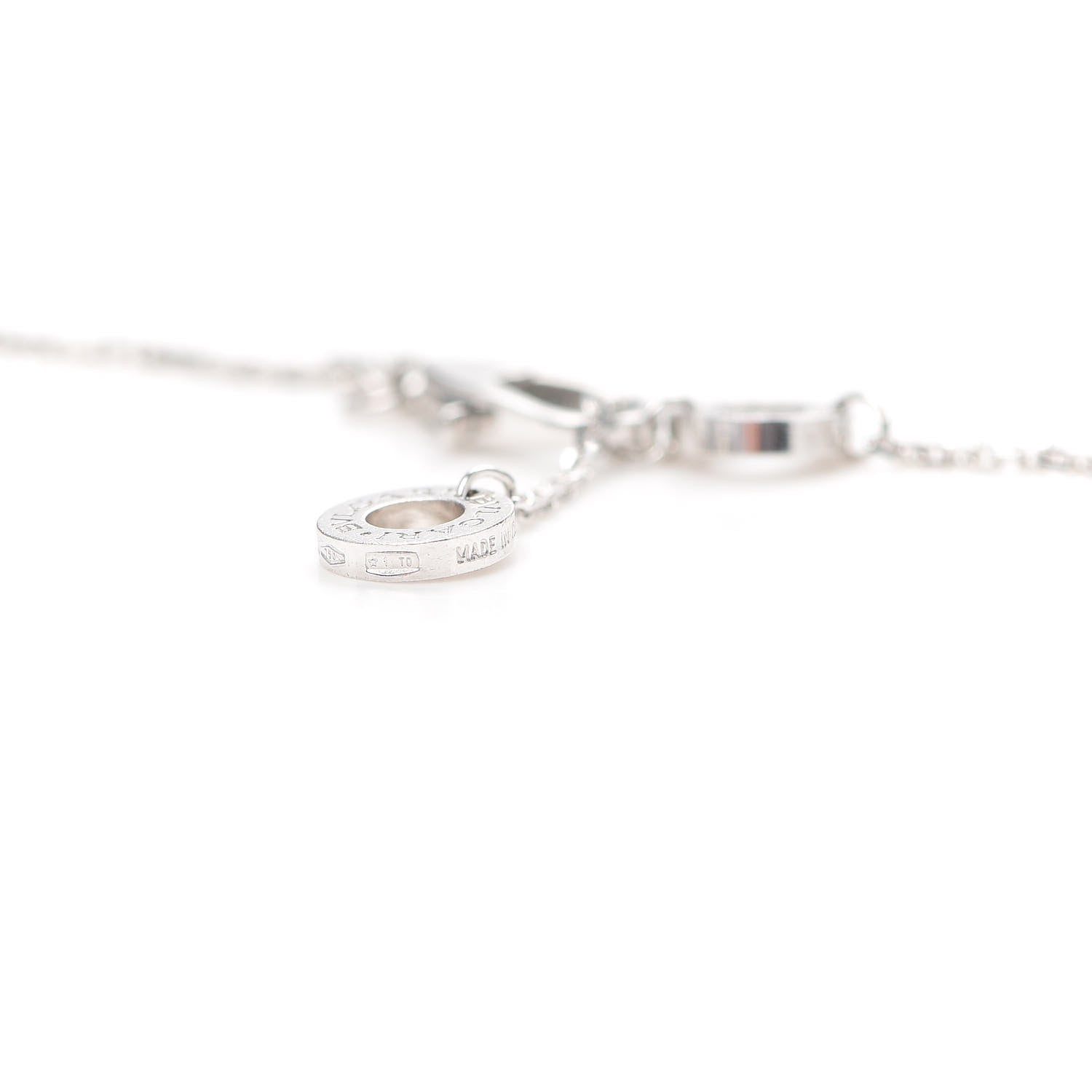 Bulgari 18K White Gold Diamond Divas' Dream Pave Necklace 6 of 7