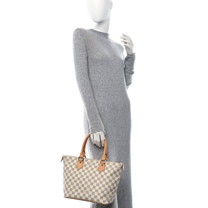 Louis Vuitton Damier Azur Saleya PM 2 of 8