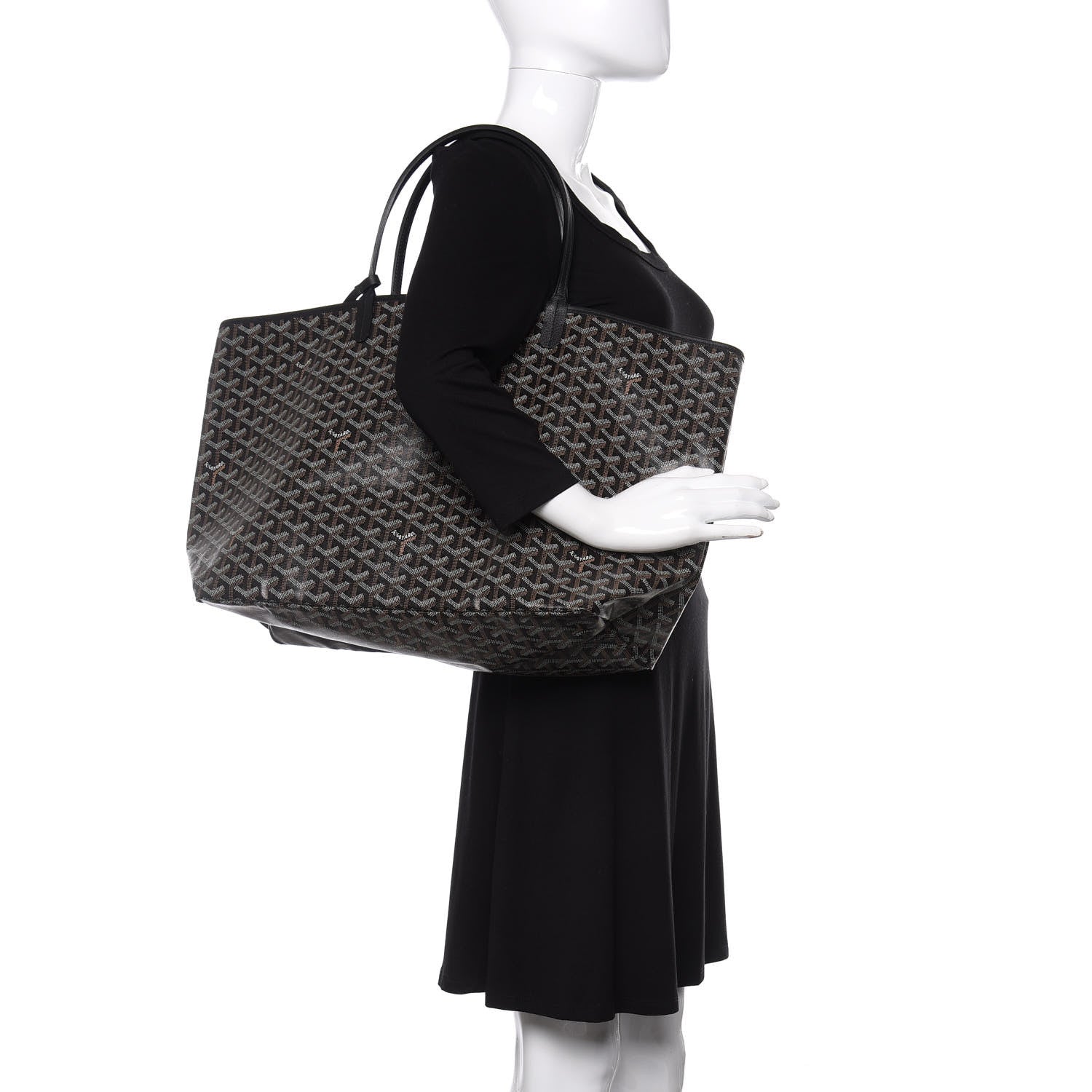 Goyard Goyardine Saint Louis GM Black 2 of 8