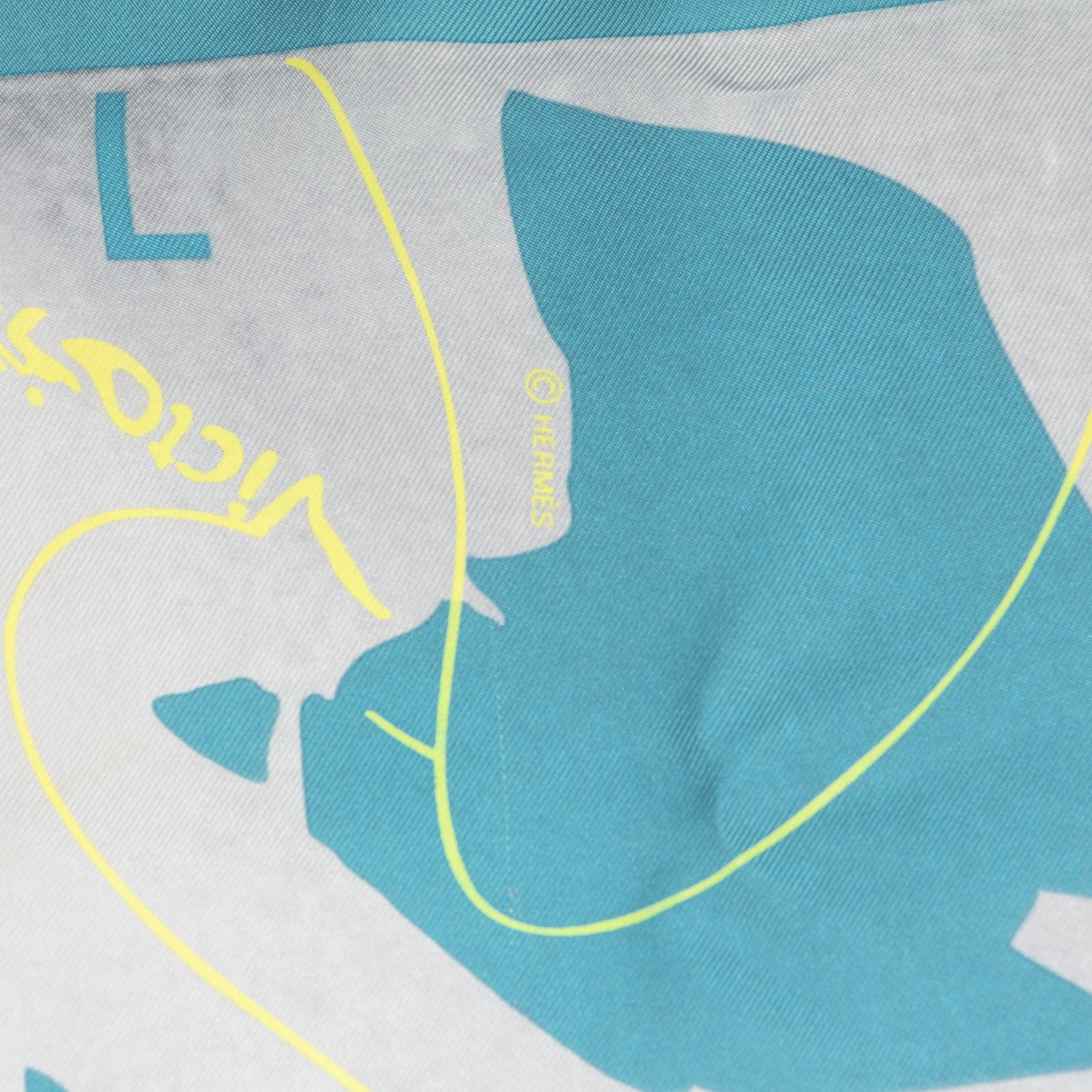 Hermes Silk Le Monde Est Une Fleuve Scarf 90 4 of 10
