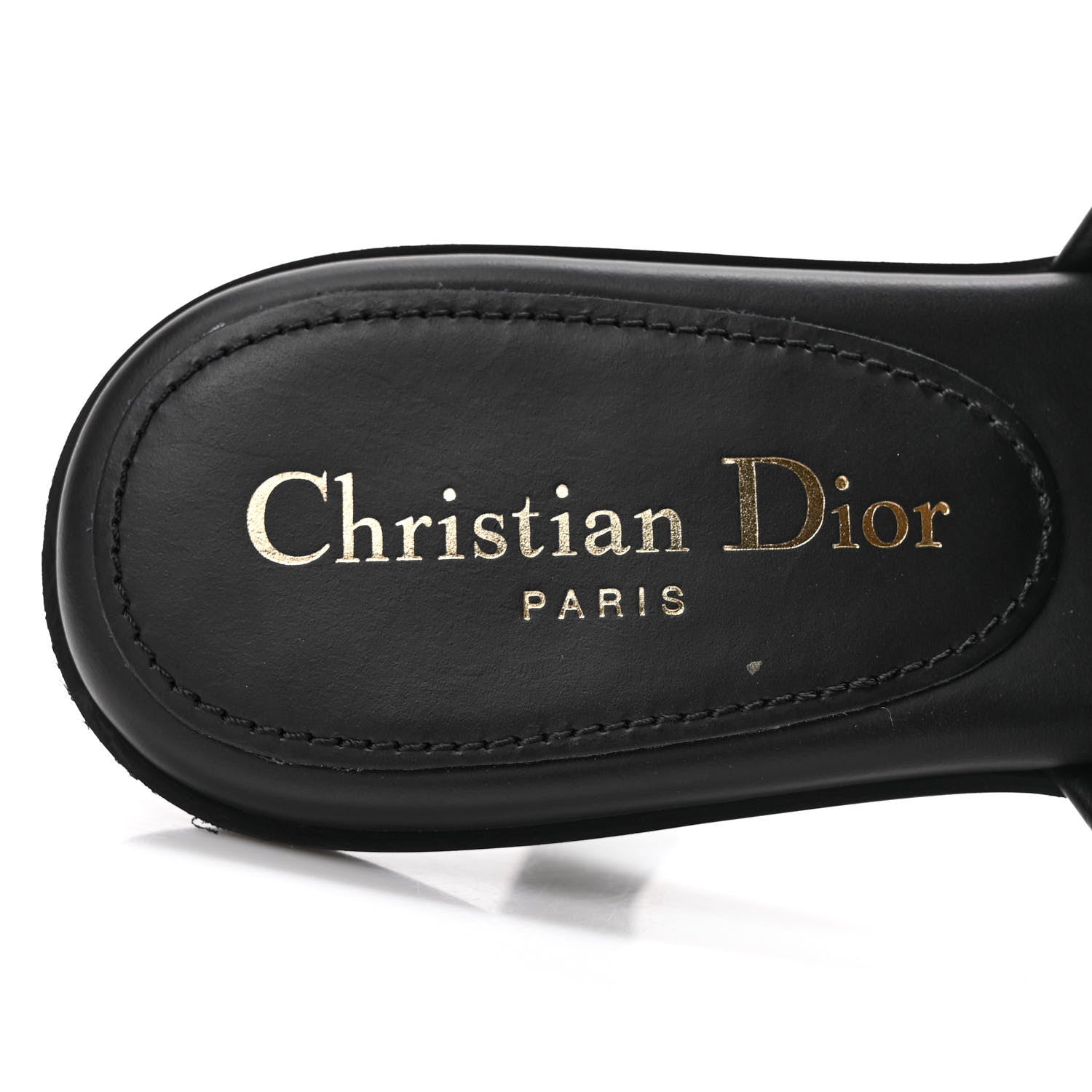 Christian Dior Calfskin Cannage Quilted Dio(r)evolution 80mm Slide Sandals 37 Black 5 of 9