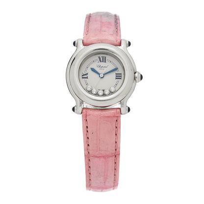 Chopard Stainless Steel Alligator 5 Diamond 26mm Happy Sport Quartz Watch 1 of 4