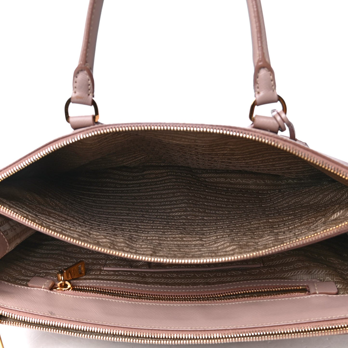 Saffiano Large Galleria Double Zip Tote Cammeo
