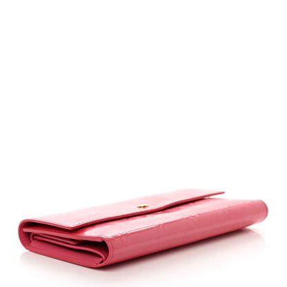 Louis Vuitton Vernis Porte Tresor International Wallet Framboise 4 of 9