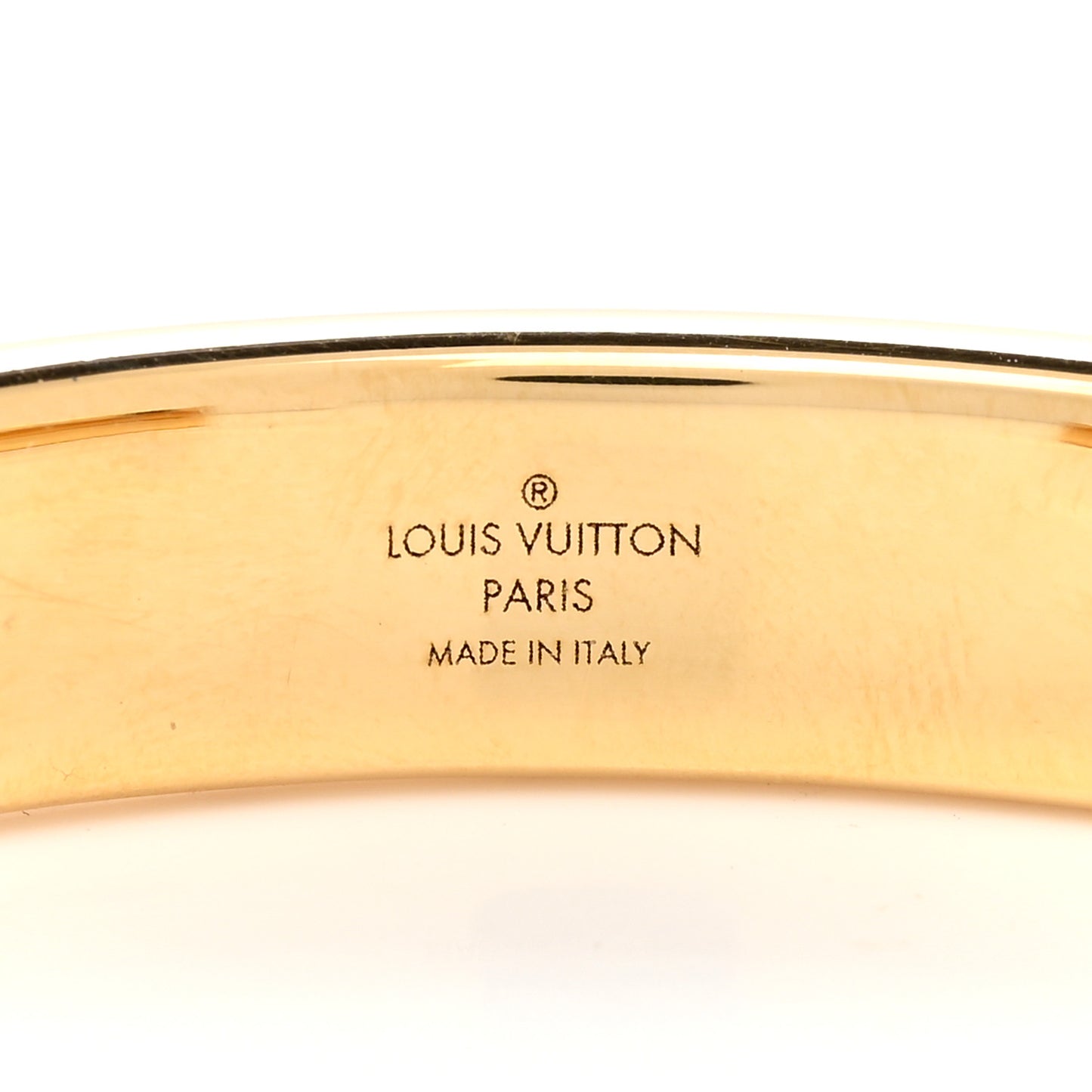 Palladium Damier Cuff M Gold