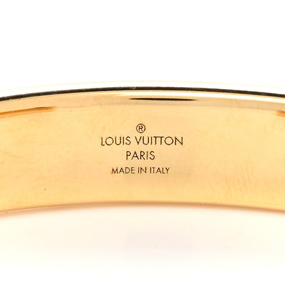 Louis Vuitton Palladium Damier Cuff M Gold 4 of 6