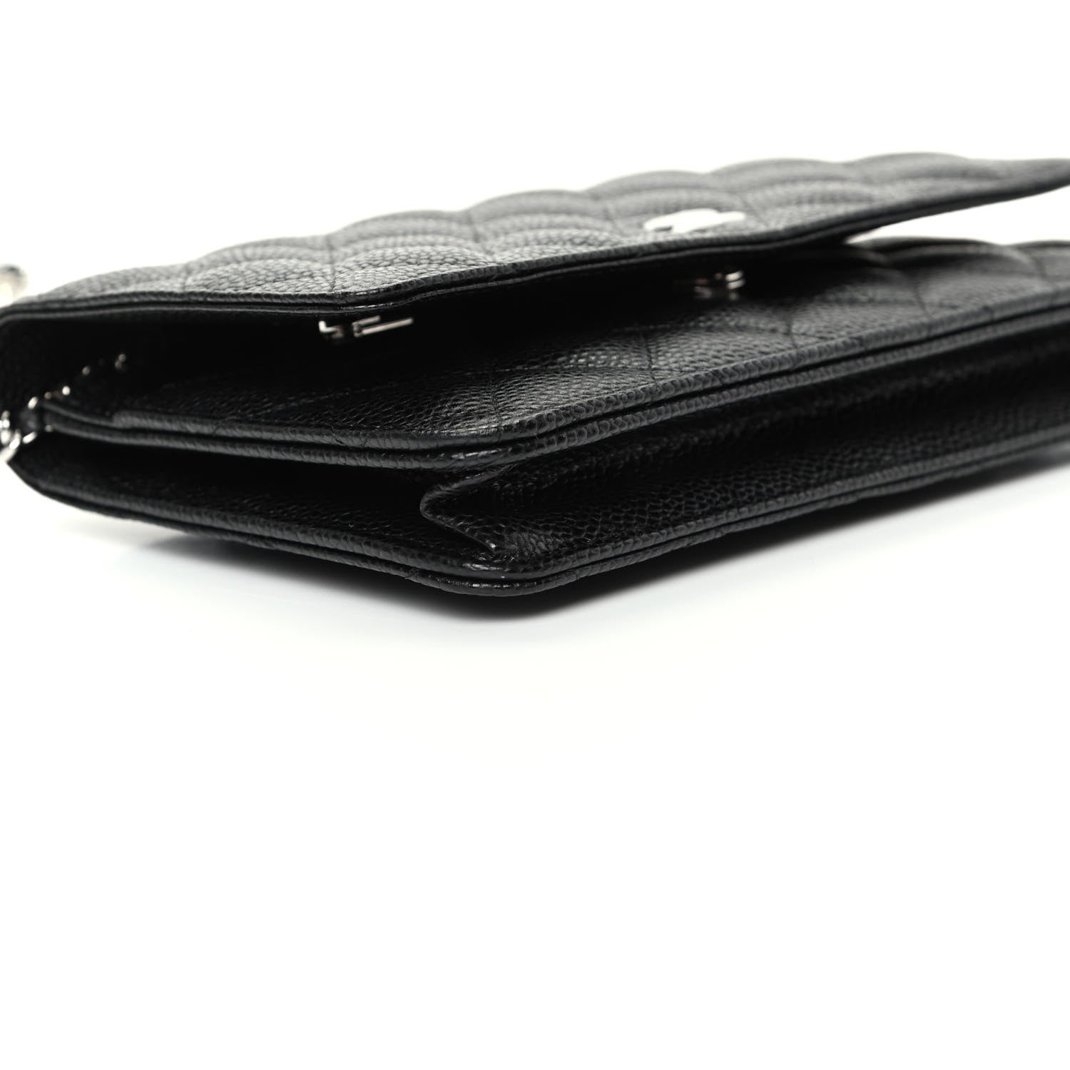 Chanel Caviar Quilted Wallet On Chain WOC Black 6 of 10