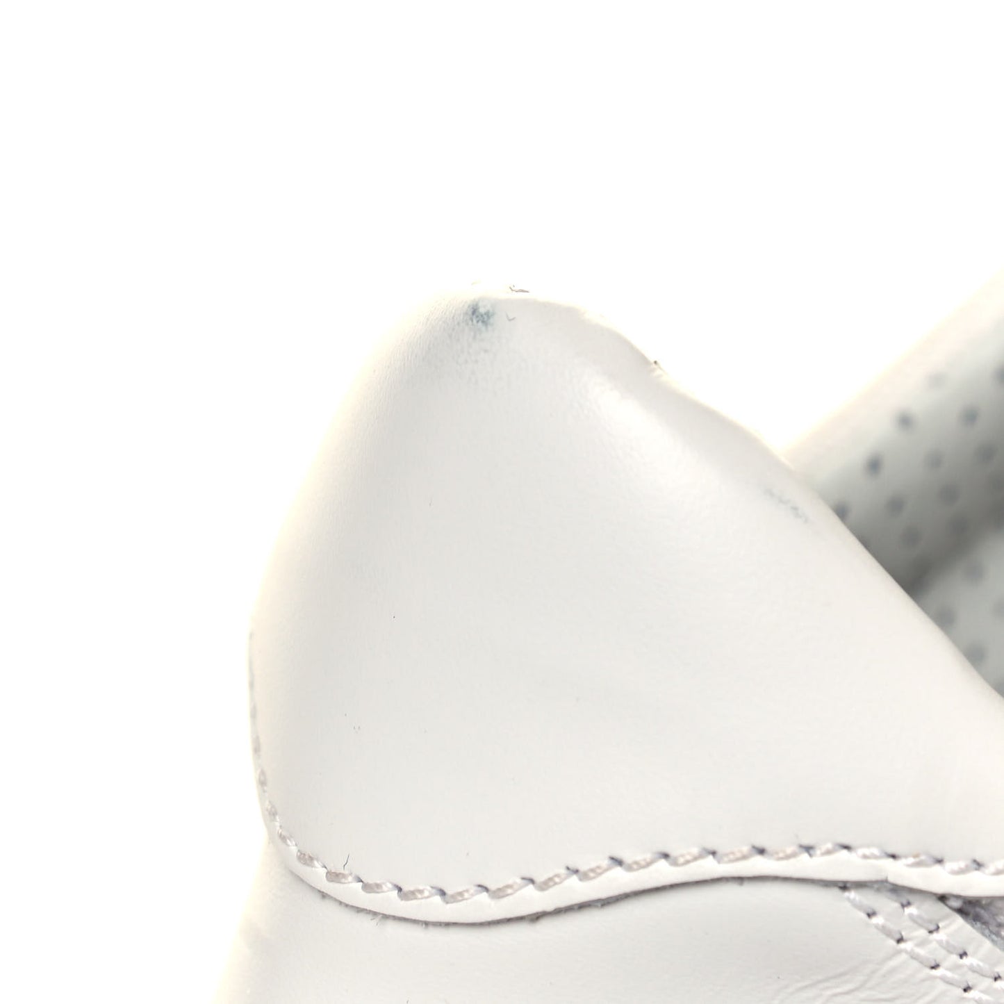Toile Calfskin Espasneak Flat Sneaker 41 Ivory