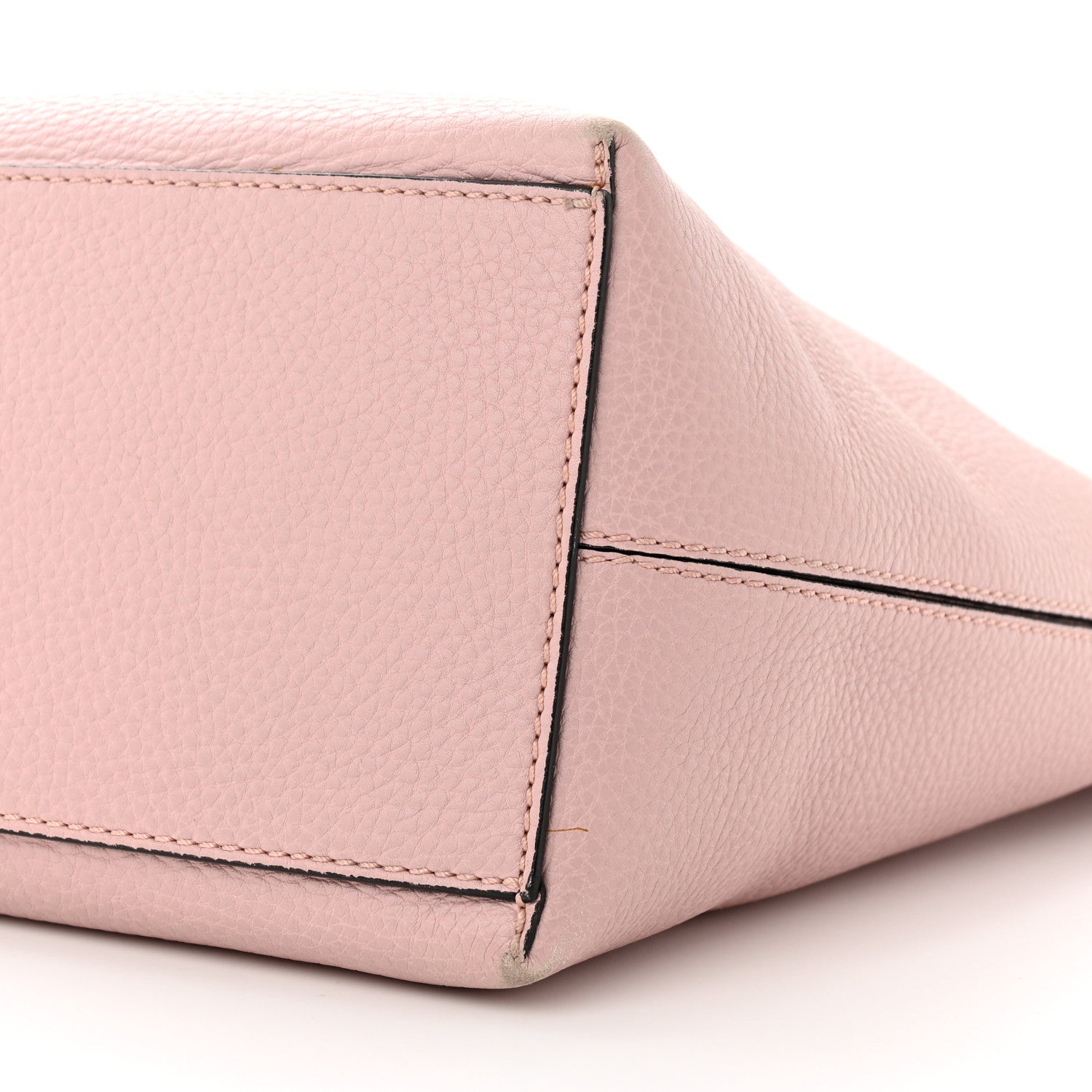 Valentino Garavani Grained Calfskin Rockstud Shoulder Tote Water Rose 9 of 14
