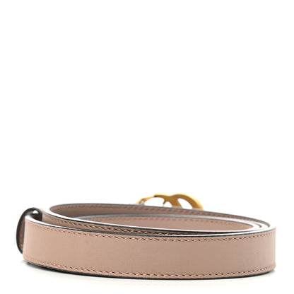 Gucci Calfskin Double G 20mm Belt 100 40 Porcelain Rose 2 of 3