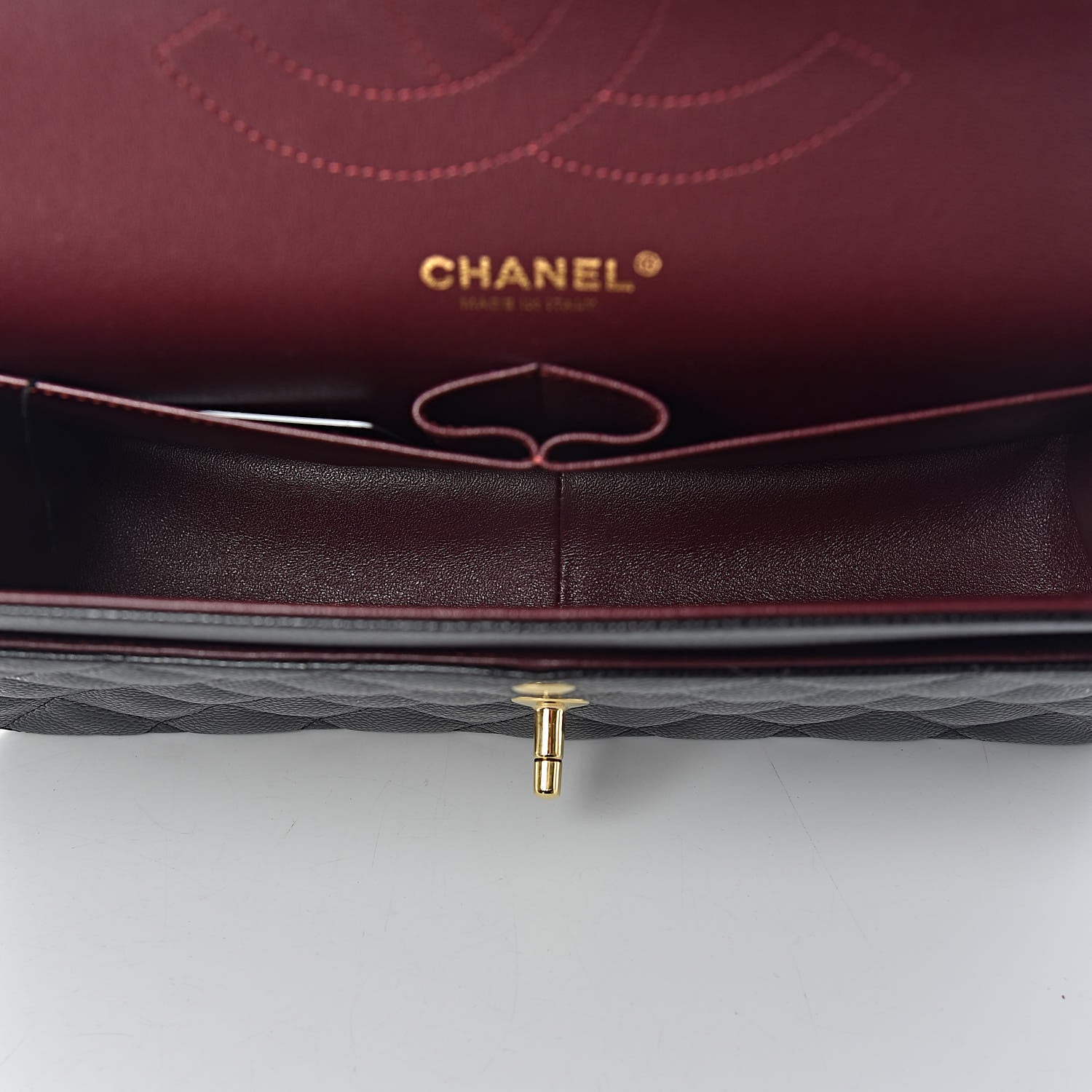 Chanel Caviar Quilted Jumbo Double Flap Black 5 of 11