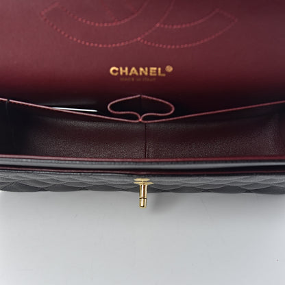 Chanel Caviar Quilted Jumbo Double Flap Black 5 of 11