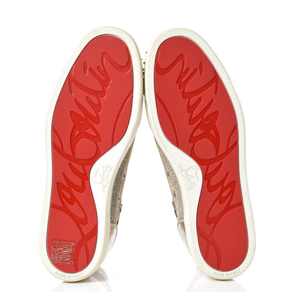 Christian Louboutin Lame Lou Spikes Flat Sneakers 40 gold 5 of 9