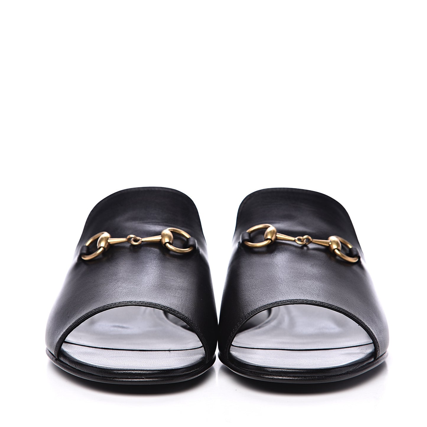 Malaga Kid Horsebit Slide Sandals 36.5 Black