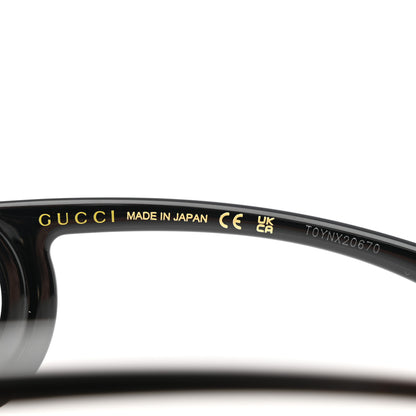 Gucci Acetate Chaise Rectangle Frame Sunglasses GG1325S Black 6 of 8