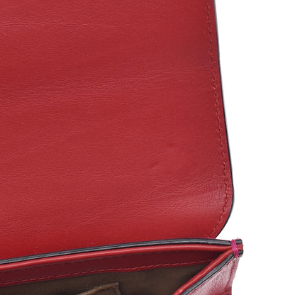 Gucci Calfskin Small Padlock Shoulder Bag New Rosette Hibiscus Red 8 of 8