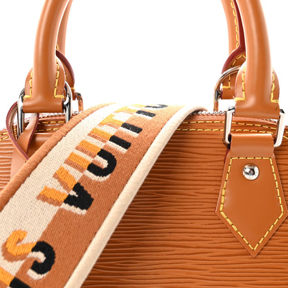 Louis Vuitton Epi Jacquard Alma BB Honey Gold 7 of 9