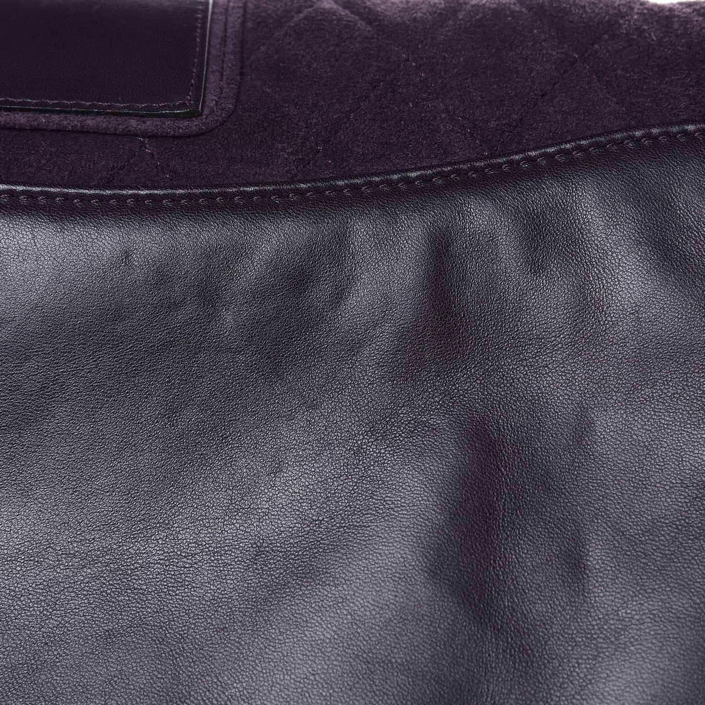 Suede Union Jack Jumbo Mademoiselle Flap Purple