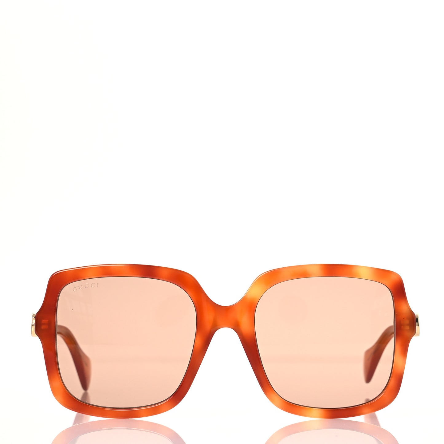 Acetate Oversize Rectangle Frame GG1070S Sunglasses Tortoise